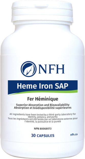 NFH HEME IRON SAP 30 CAPSULES