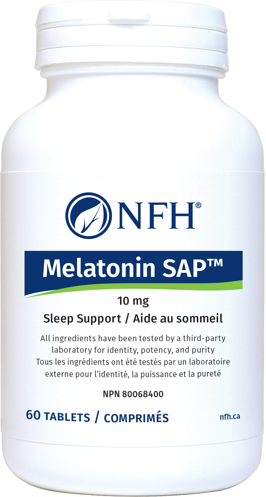 NFH MELATONIN SAP (10 MG) 60 TABLETS