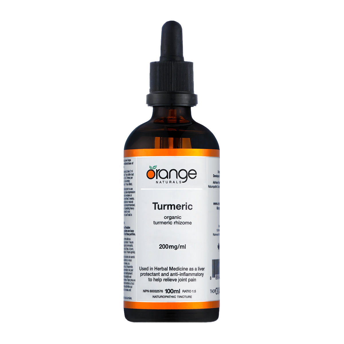 Turmeric Organic Rhizome 250mg 100ml