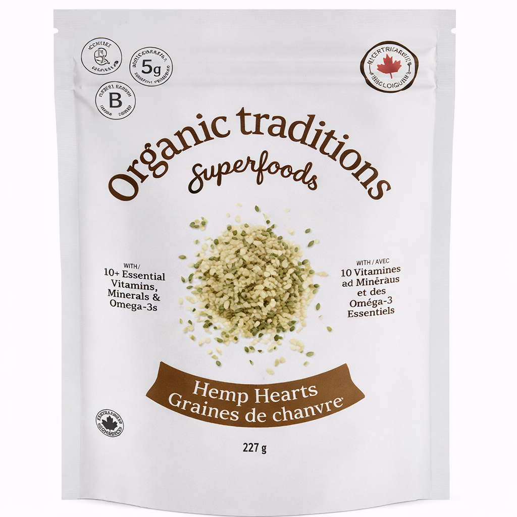 Organic Traditions Hemp Hearts 227g