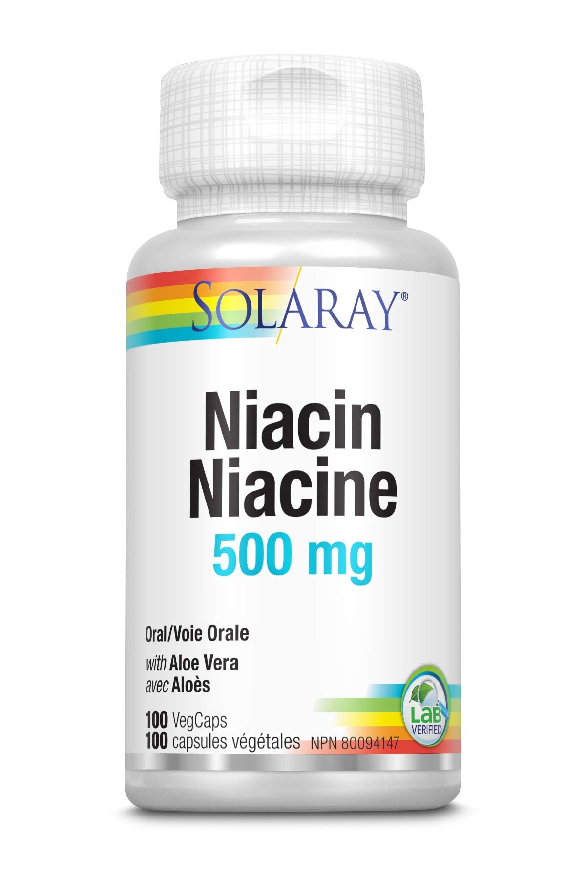 Solaray Niacin 500mg 100vcaps