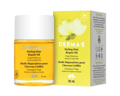 Derma E Styling Hair Repair Oil 30mL - Vegan and Non-GMO