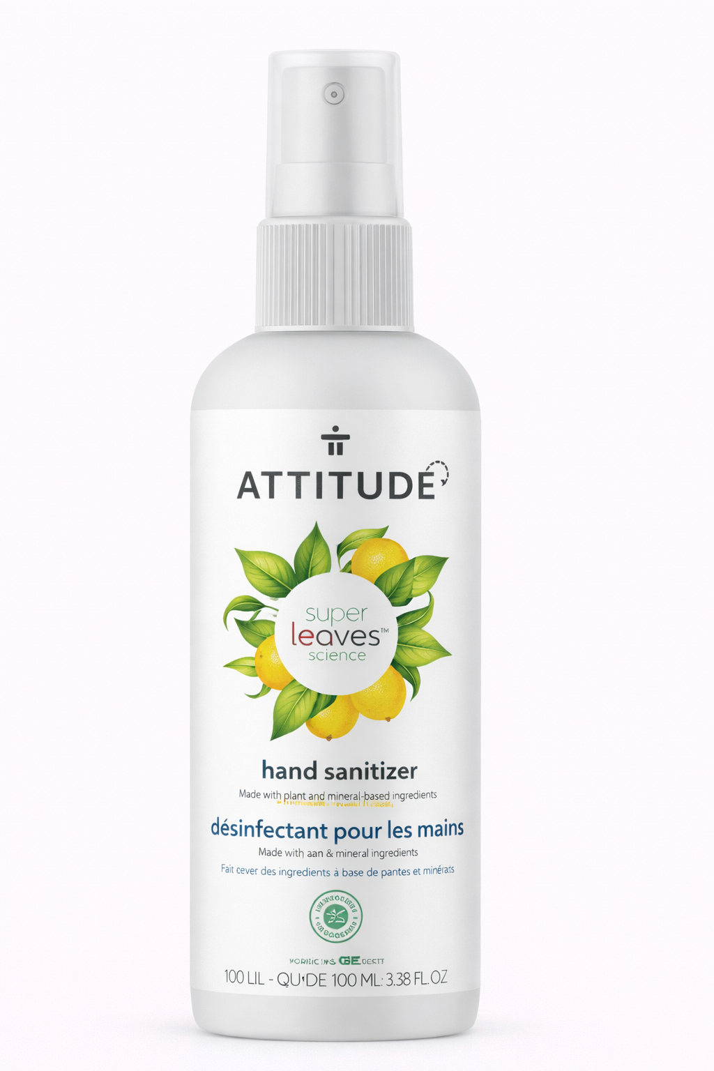 Attitude Hand Sanitizer Lemon Leaves 100mL