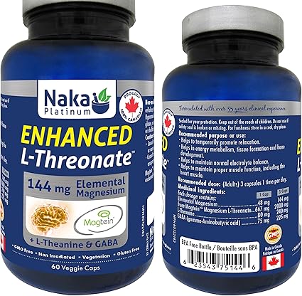 P Enhanced L-threonate 144mg 60cap