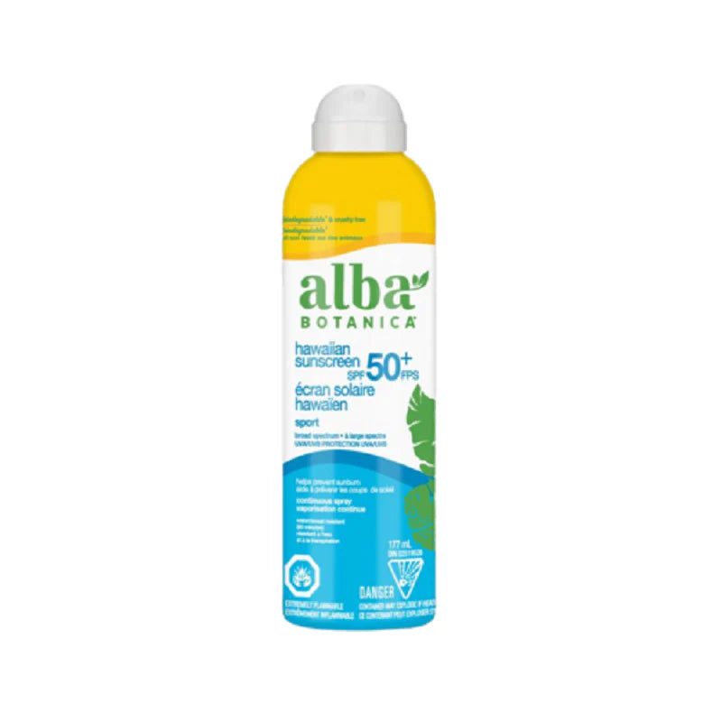 ALBA Botanical-SPORT CONTSPRAY-SUNSCRN SPF50 177ML