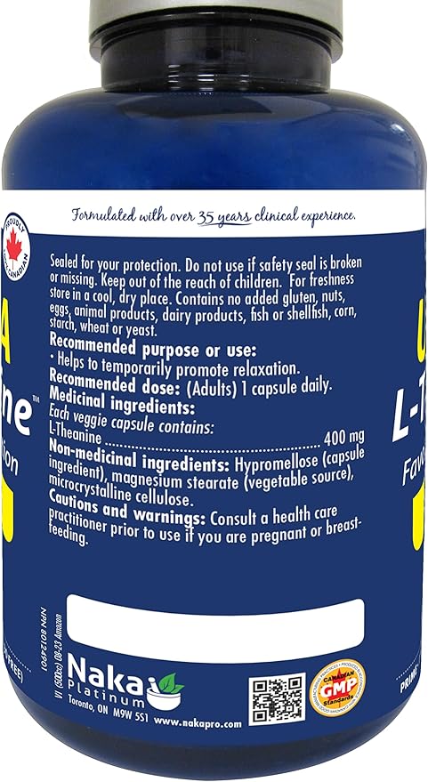 Naka P Ultra L-theanine 400mg 150vcap
