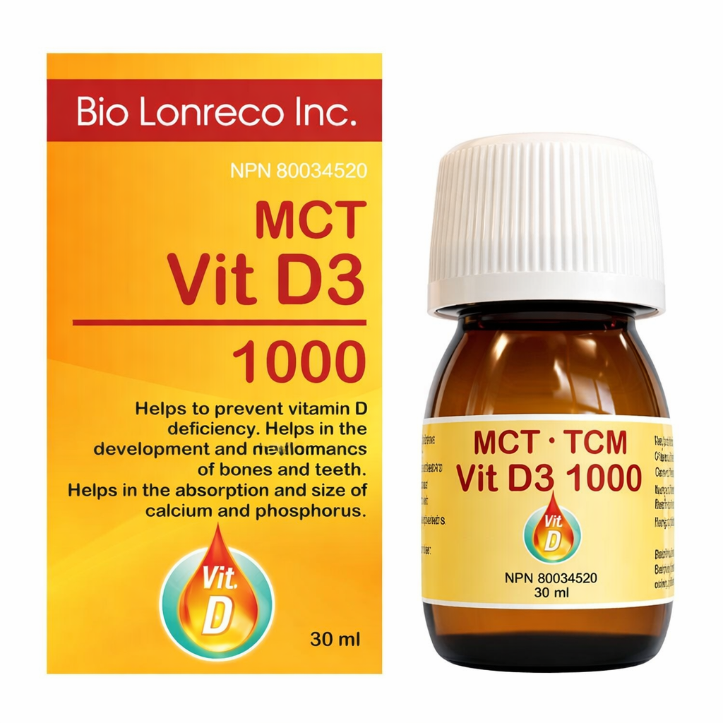 Bio Lonreco MCT Vit D3 1000 - 30 ml