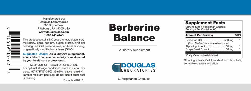 Douglas Laboratories Berberine Balance 60 cap