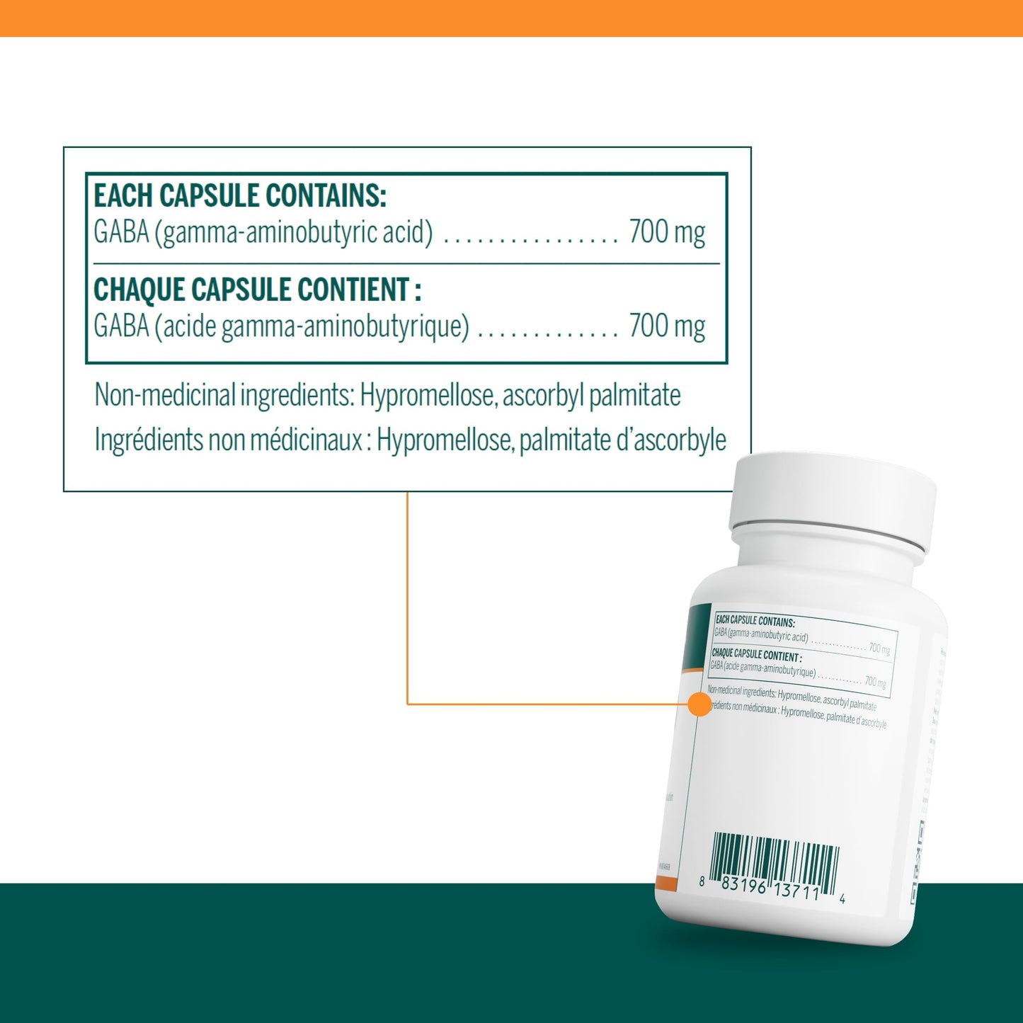 Genestra Brands GABA 700 60 Vcap
