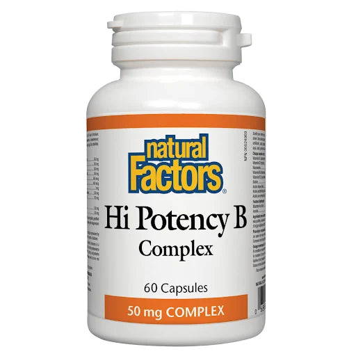 Natural Factors Hi Potency B Complex 50mg 60caps