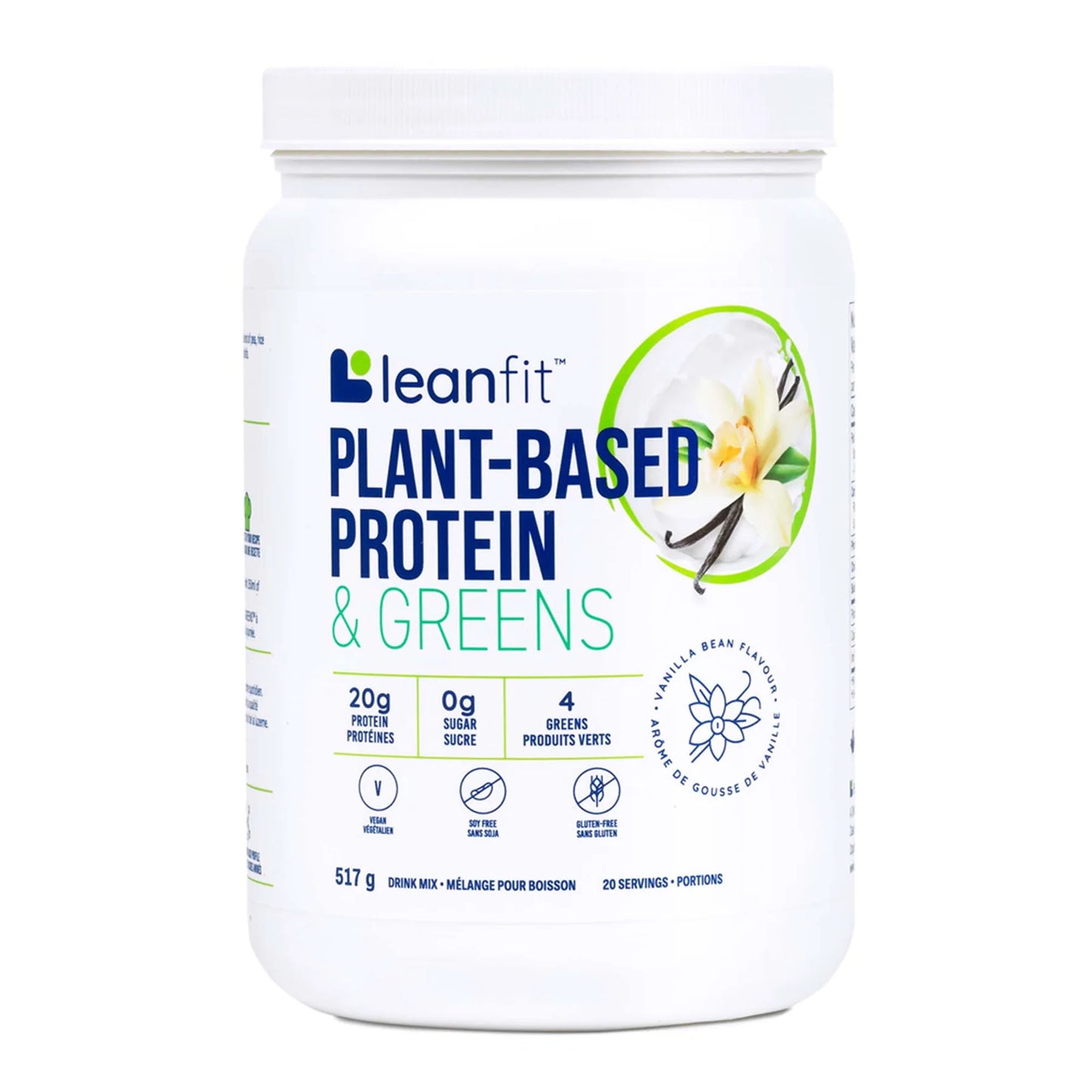 Leanfit Plant Based Protein Vanilla Flavour 517g