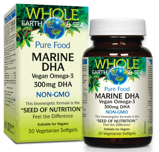 Marine DHA Vegan Omega-3, Whole Earth & Sea