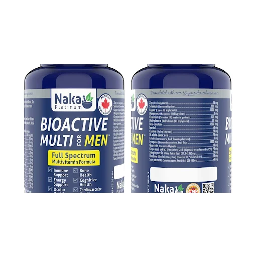 Naka P BioAct Man,s Multi 60vcaps