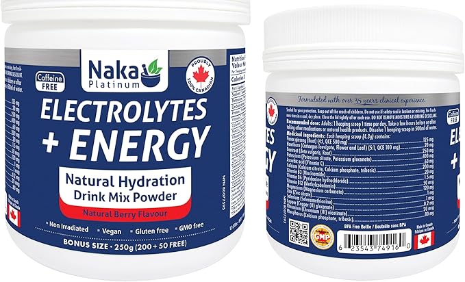 Naka P Electrolytes + Energy 250g