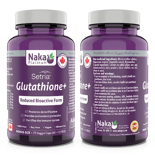 Naka P Glutathione + Sertia 75 Vcaps