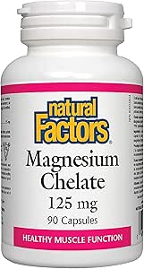Natural factors Magnesium Chelate 25 mg