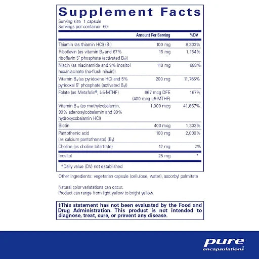 Pure E B6 COMPLEX 60cap