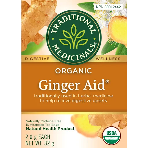 TRD00745 Org Ginger Aid Tea 16bg