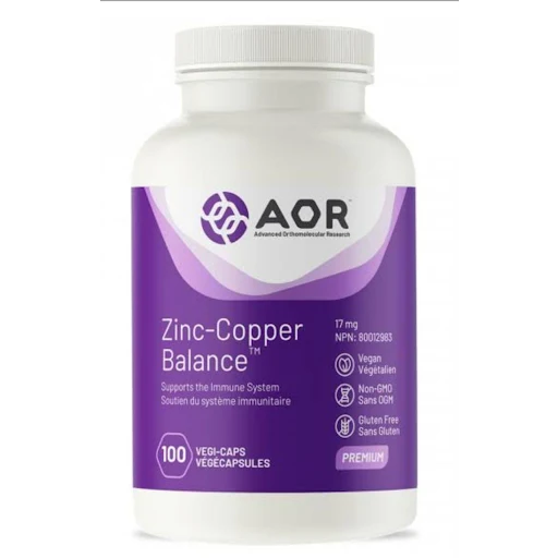 AOR Zinc Copper Balance 100caps