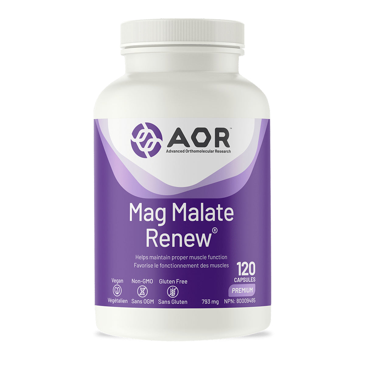 AOR Mag Malate Renew 120 Capsules