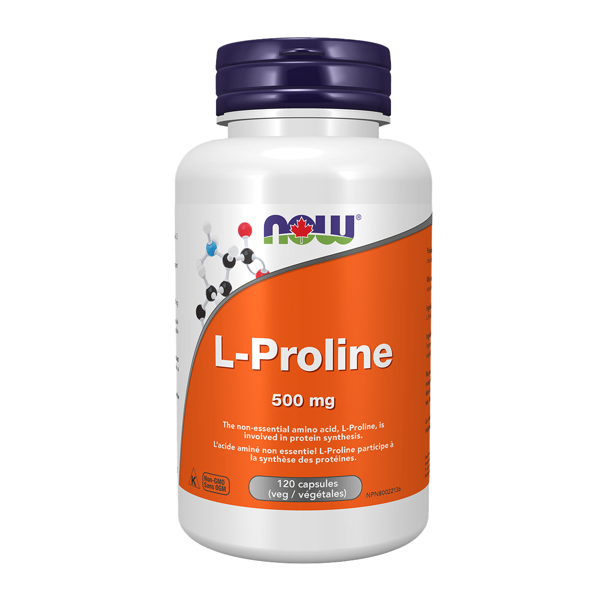 NOW L-Proline 500mg 120vcap