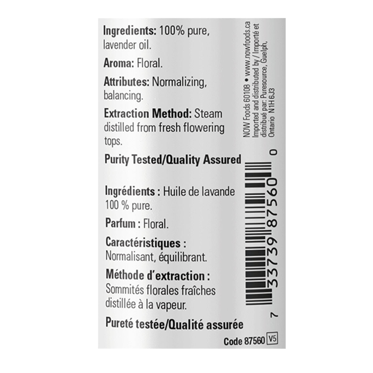 NOW87561 Lavender Oil 118mL