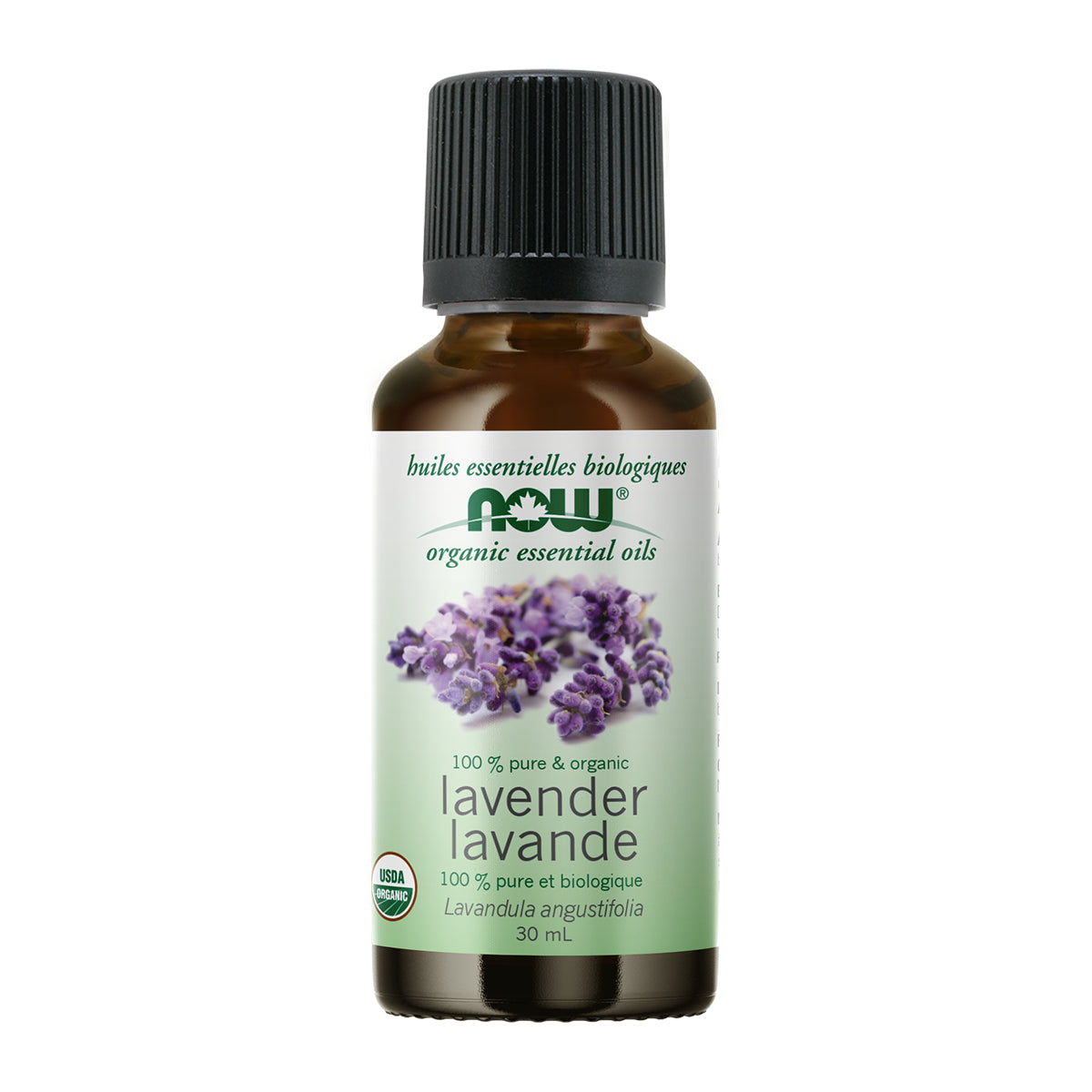NOW Organic Lavender Oil 30mL - Organic and Vegan