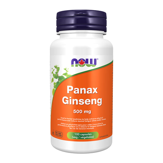 Now Panax Ginseng 500 Mg 100 Cap
