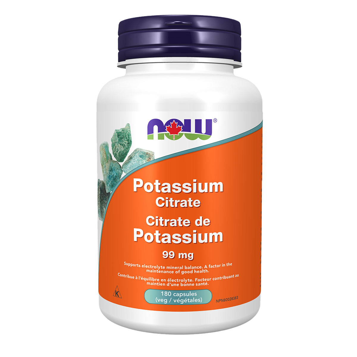 Now Potassium Citrate 180 Vcap