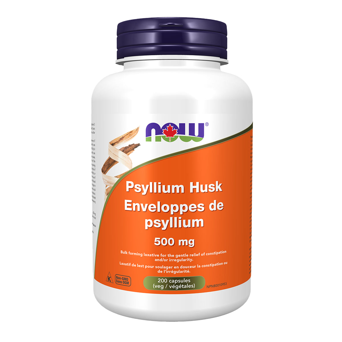 Now Psyllium Husk 500mg 200vcap
