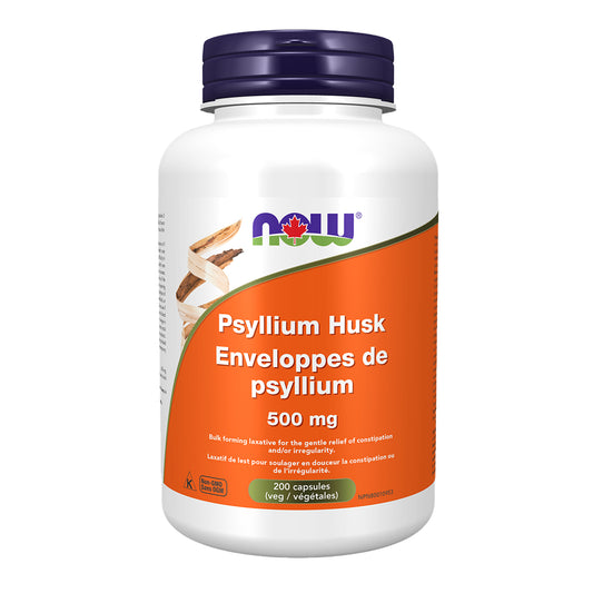 Now Psyllium Husk 500mg 200vcap