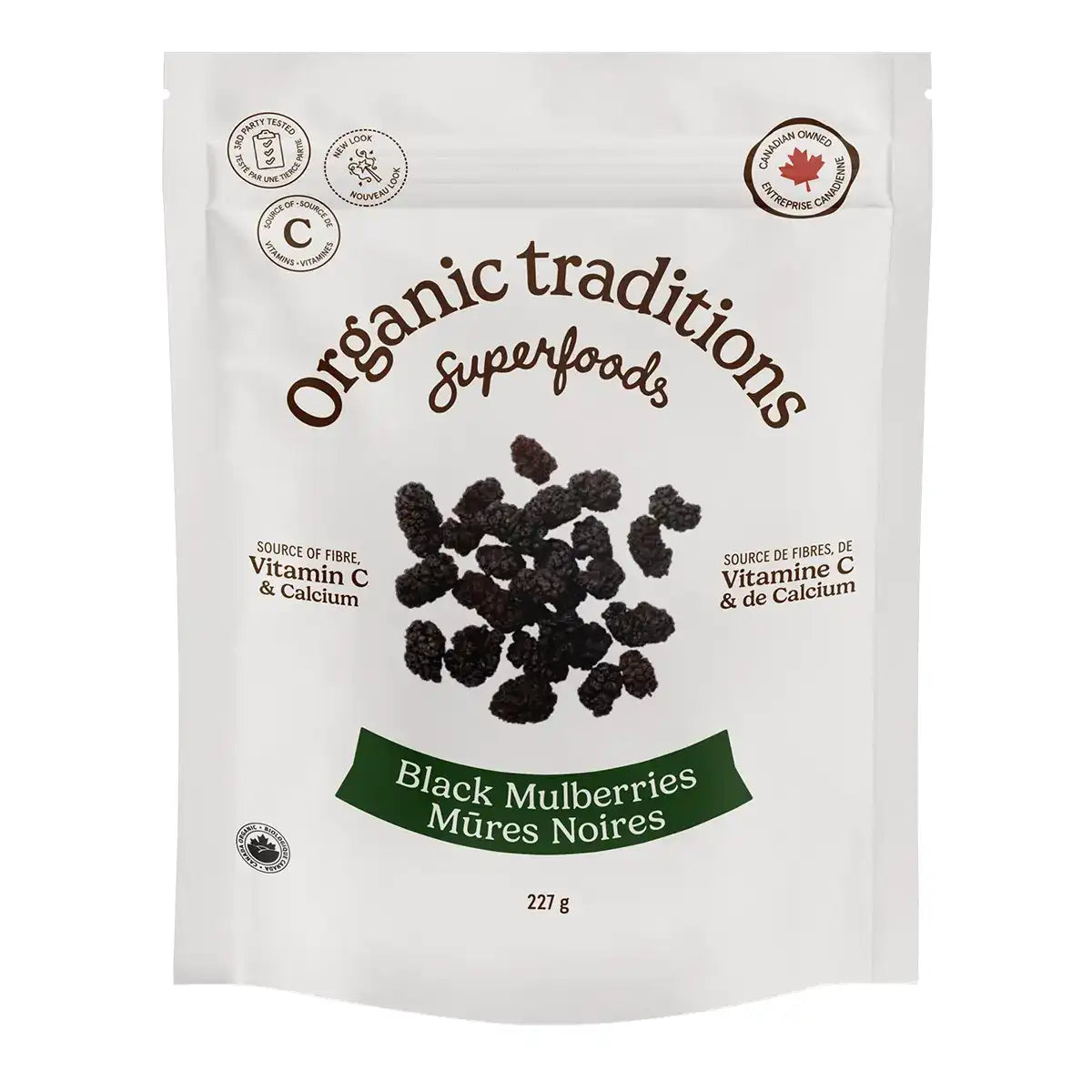 Org Trad - Black Mulberries 227g