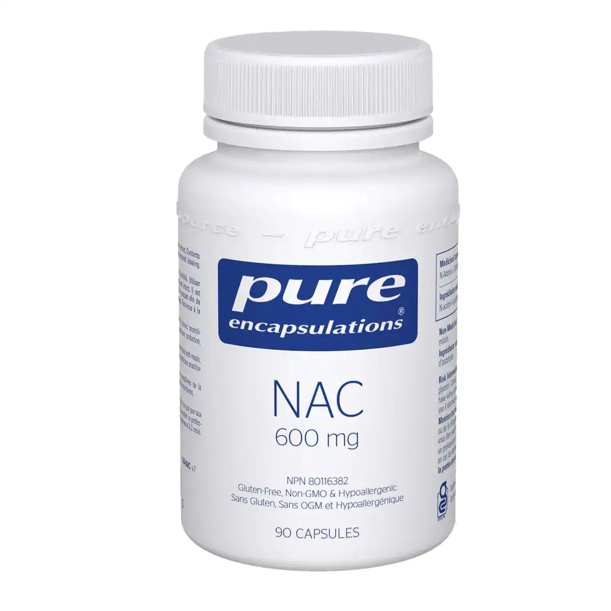 Pure Encapsulations NAC 600mg 90 Veggie Caps