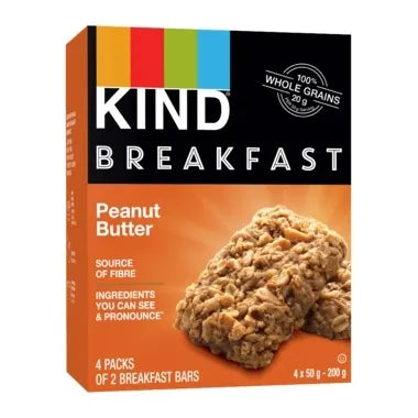 Kind Snacks Peanut Butter Breakfast Bar 4 Packs