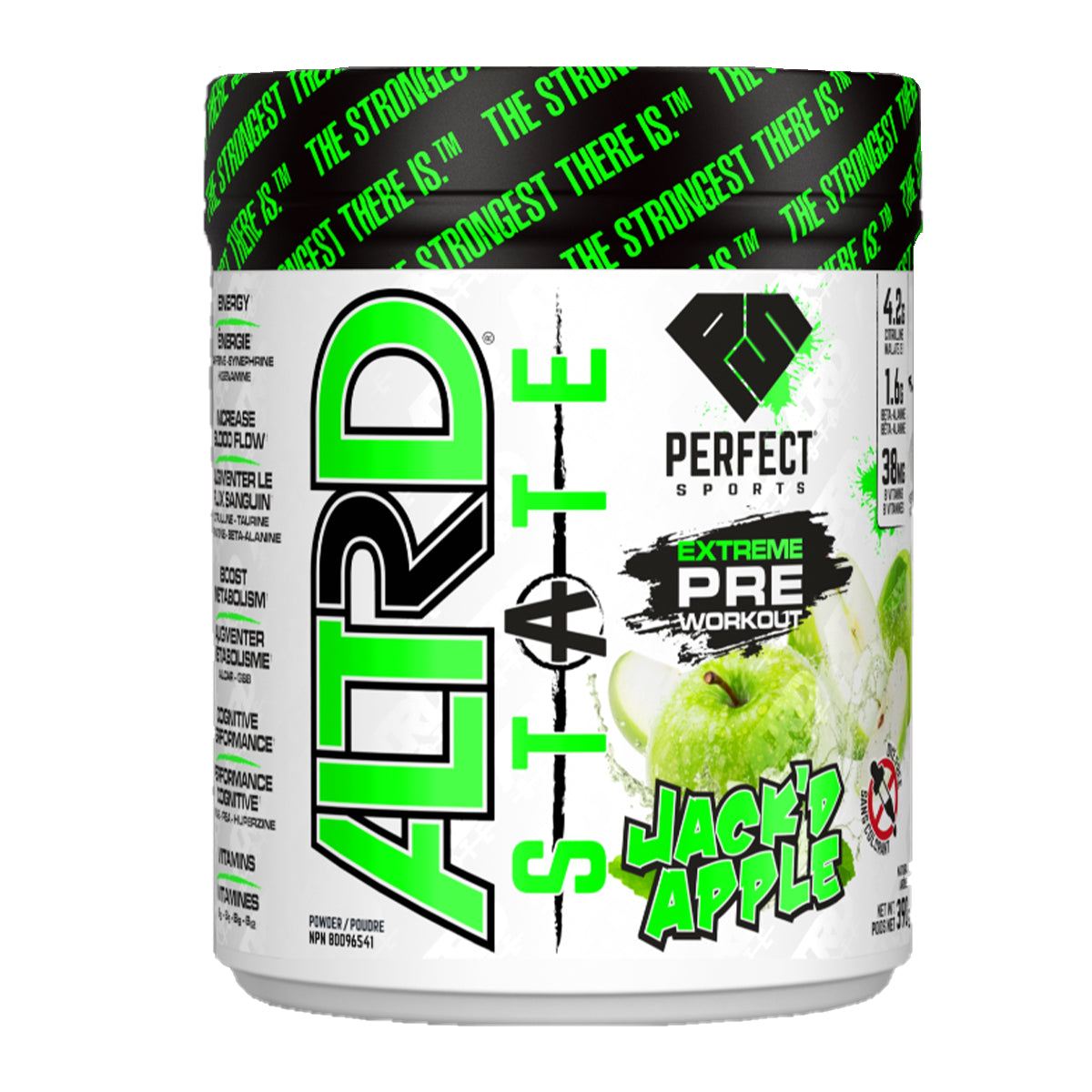 Perfect Sports Altrd State Jack'd Apple 40 Servings