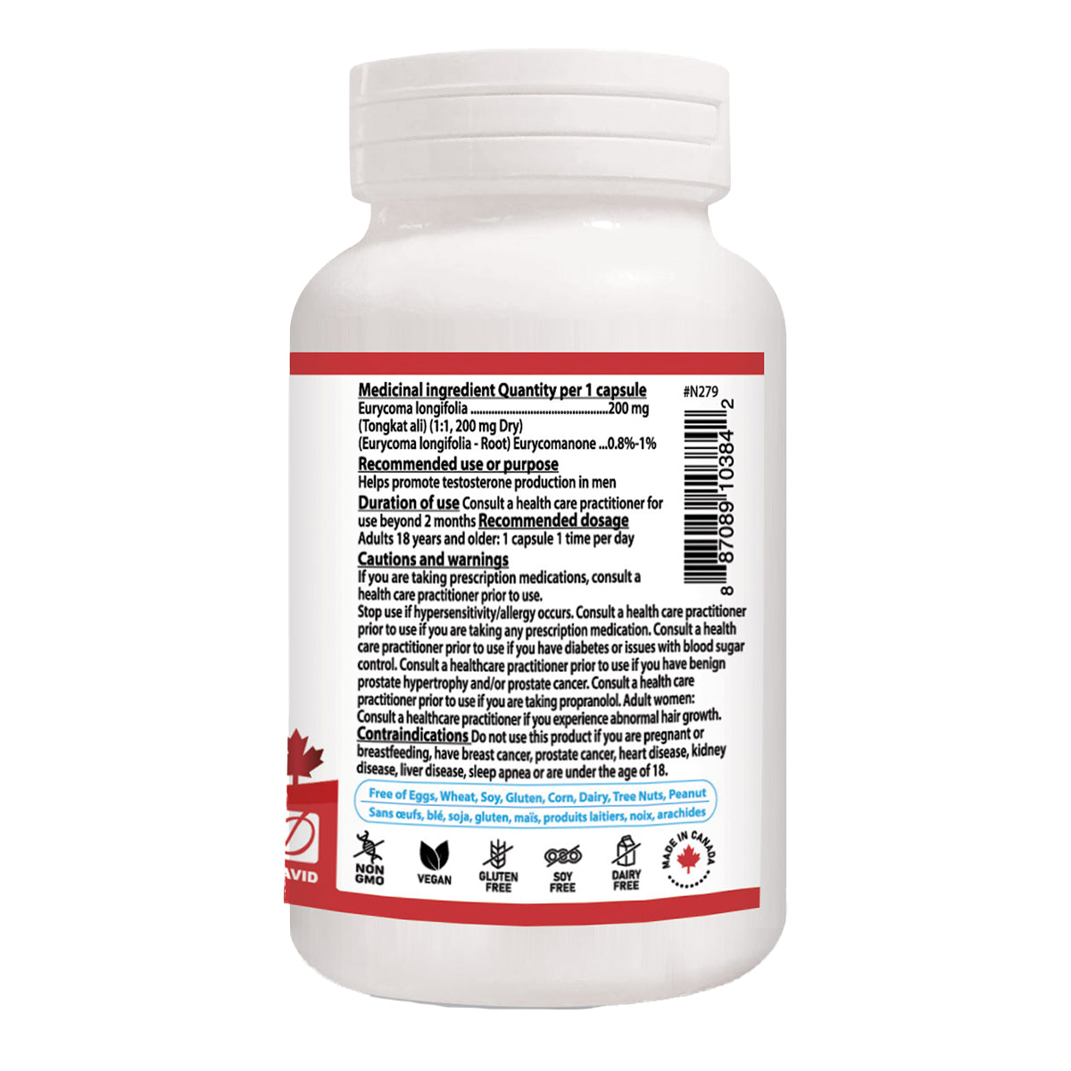 N279 Nutridom Tongkat ali e 60 Vcaps