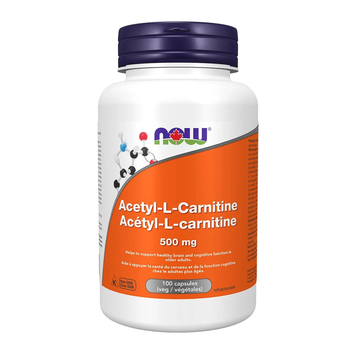Now Acetyl-L-Carnitine 500 Mg