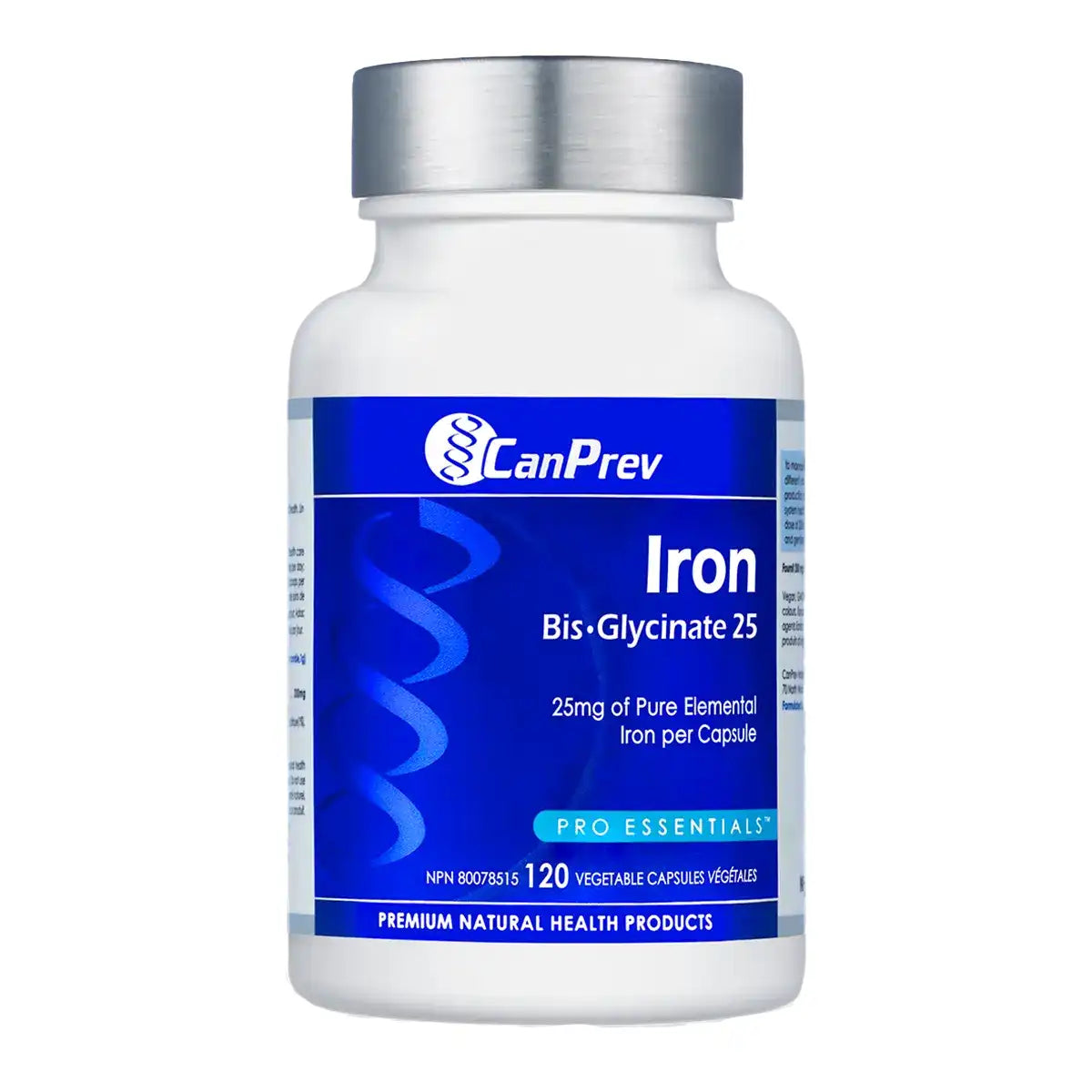 CanPrev Iron Bis-Glycinate 25 120 Veggie Caps