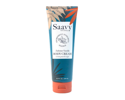 Saavy Naturals Body Cream Tahitian Vanilla 250mL