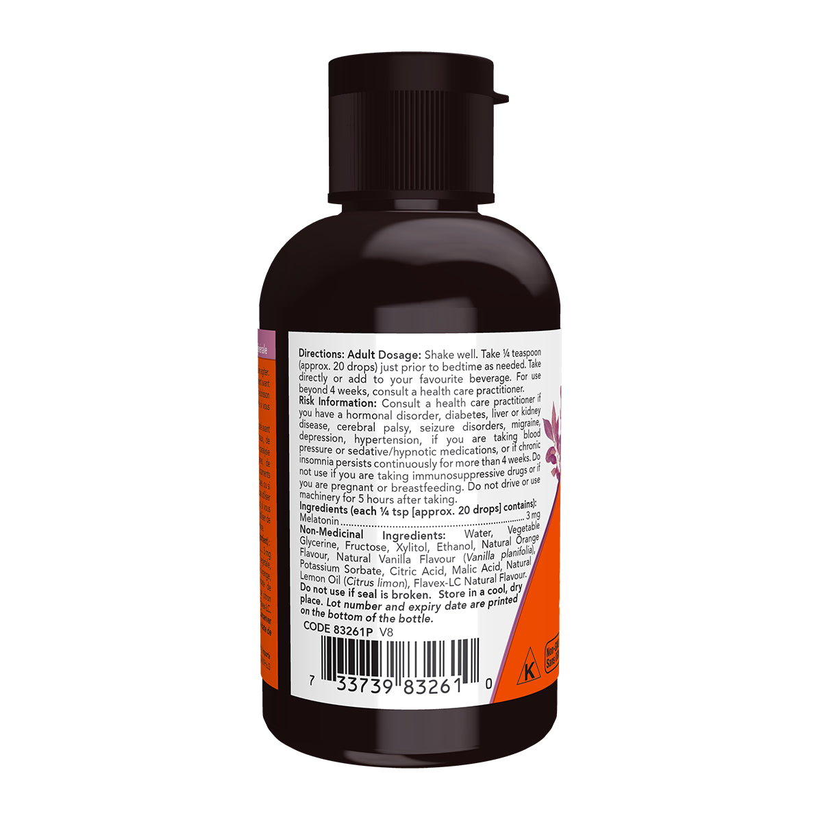 NOW Melatonine Liquide 59 Ml
