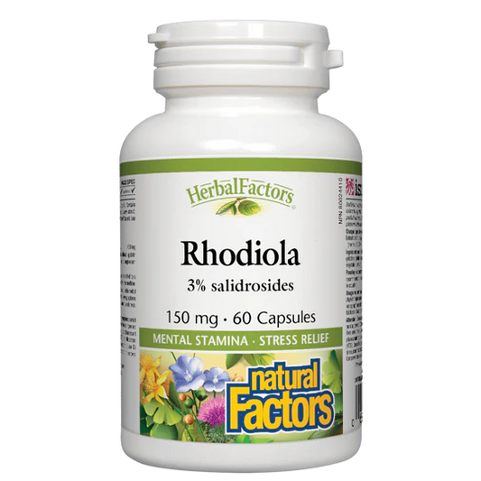 Natural Factors Rodhiola 60caps