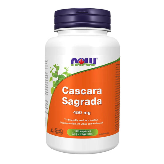 NOW Cascara Sagrada 450mg 100 Veggie Caps