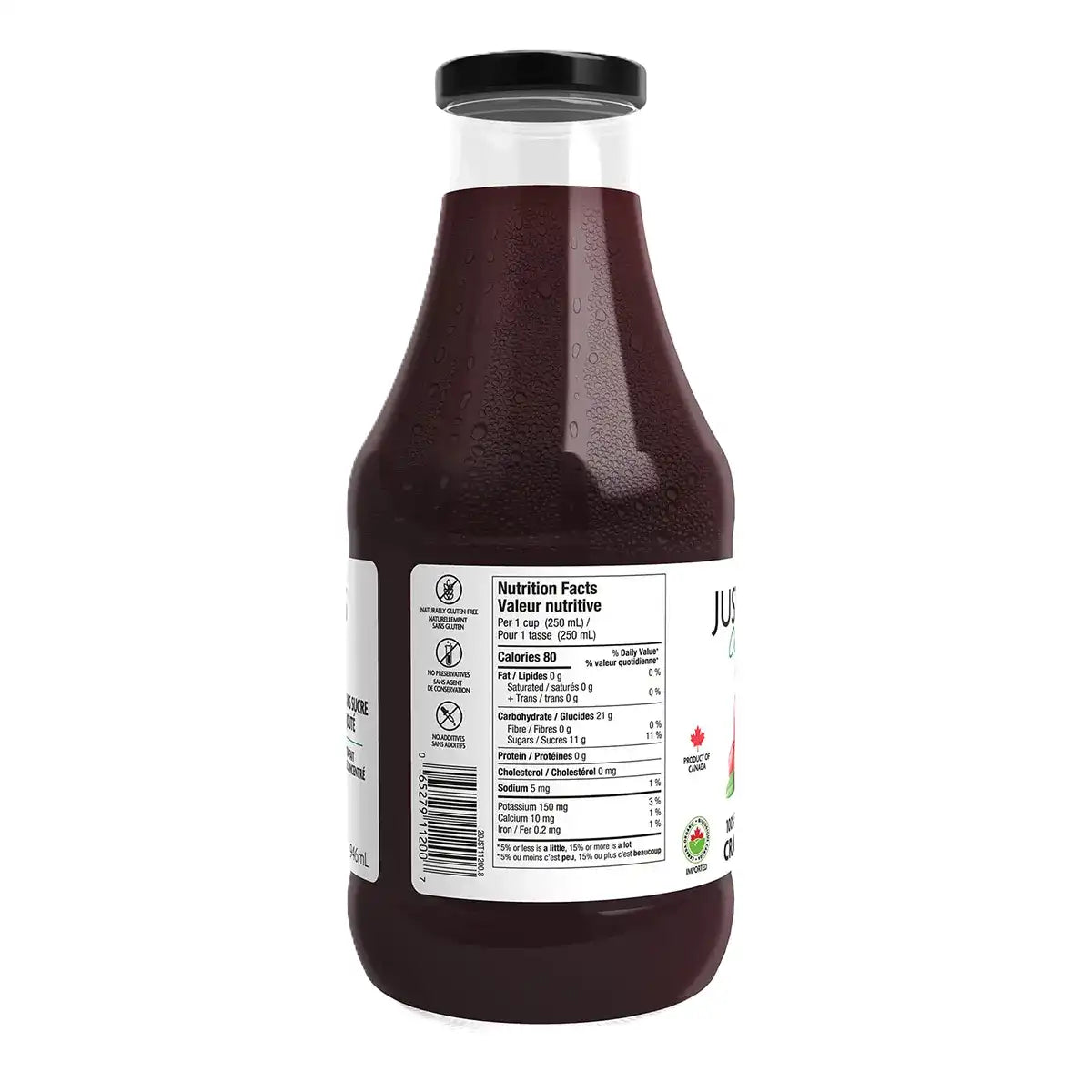 Just Juice Pure Cranberry Juice 946mL