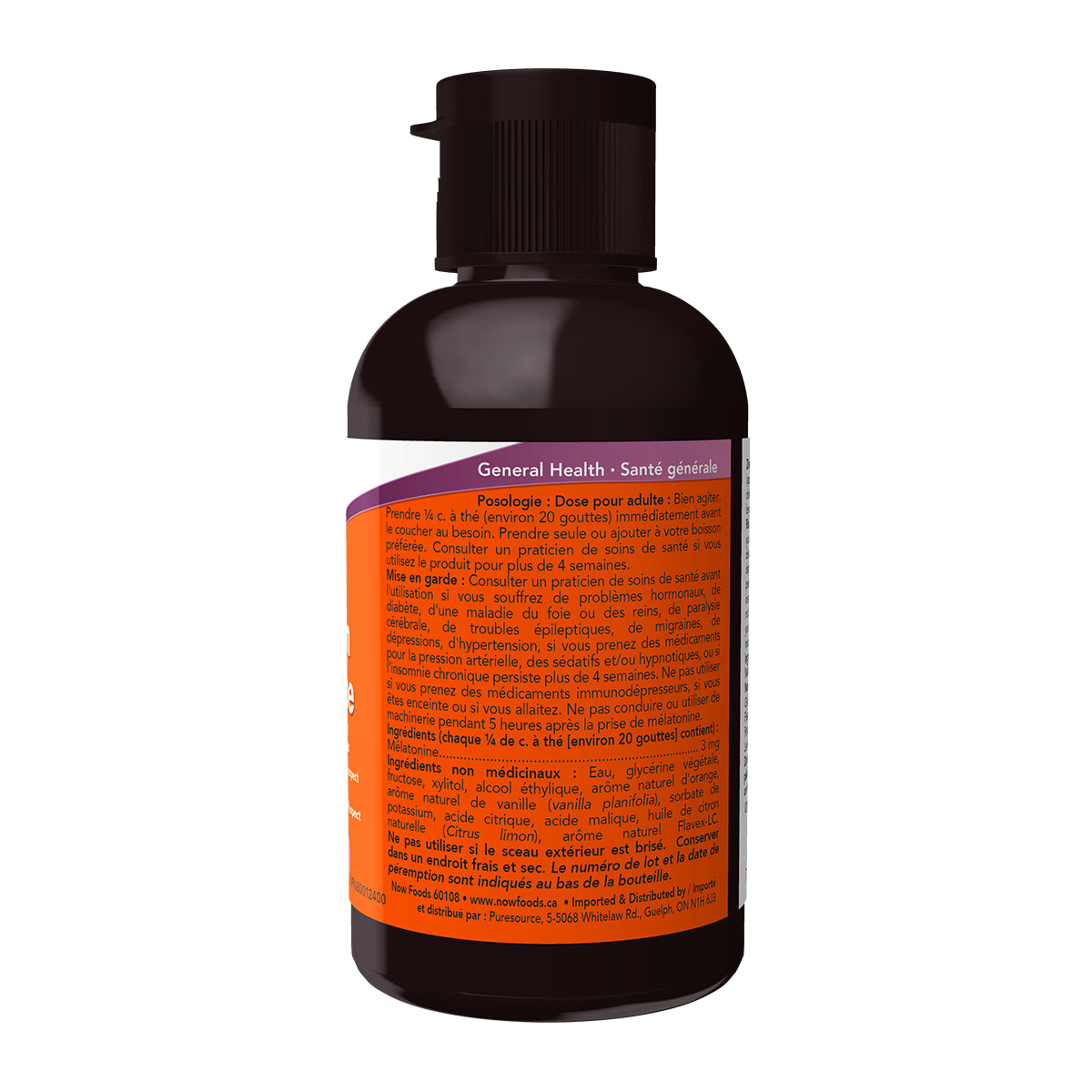 NOW Melatonine Liquide 59 Ml