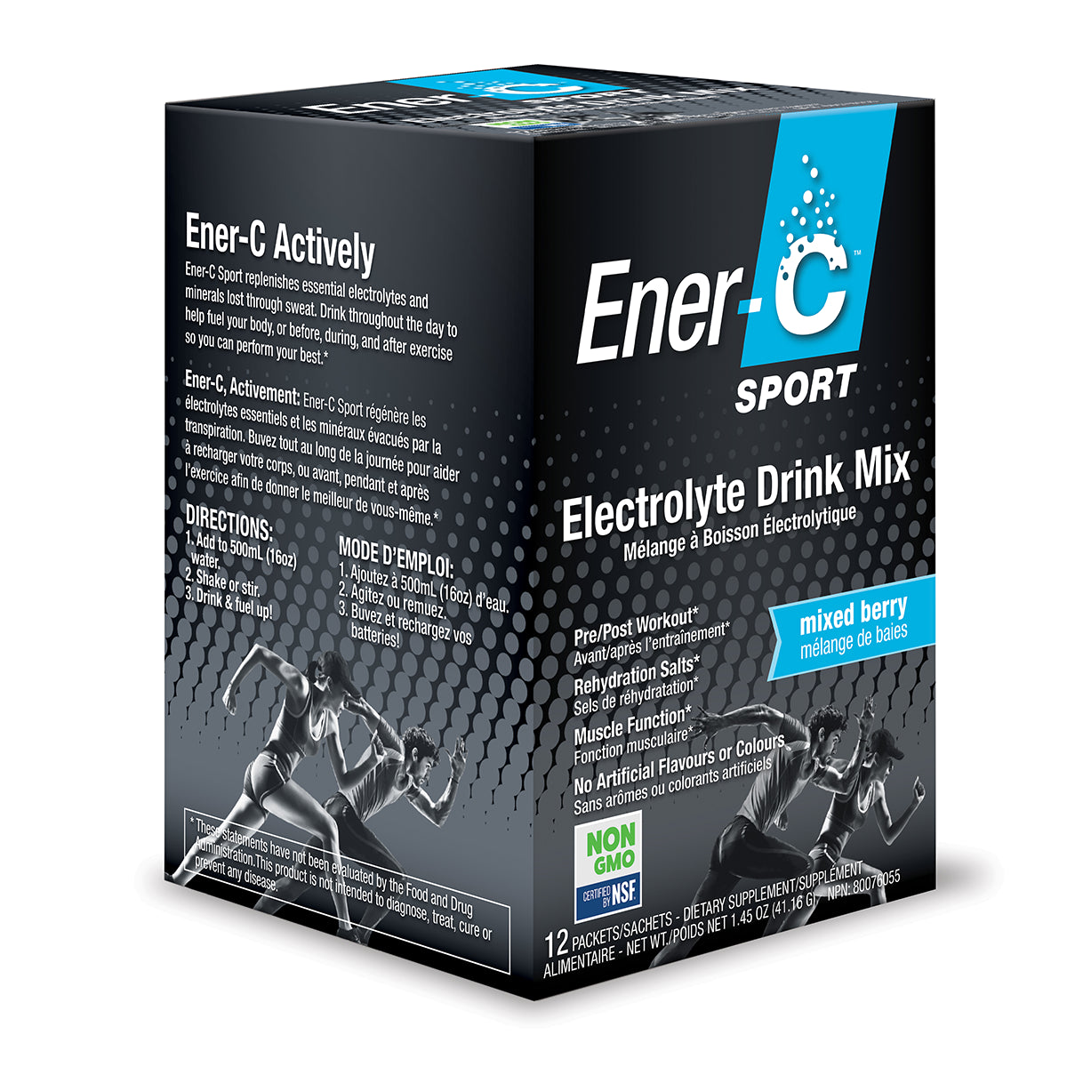 Ener-Life Sport Electrolyte Drink Mixed Berry 12 Packs
