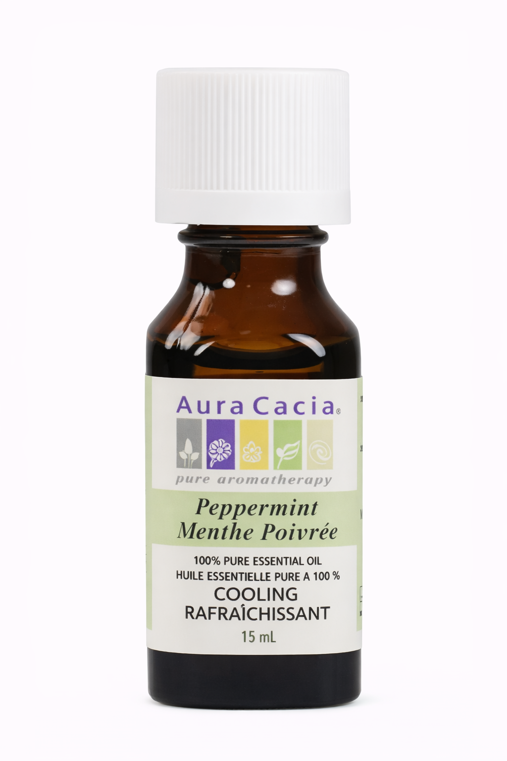 Aura Cacia Peppermint Oil 15mL