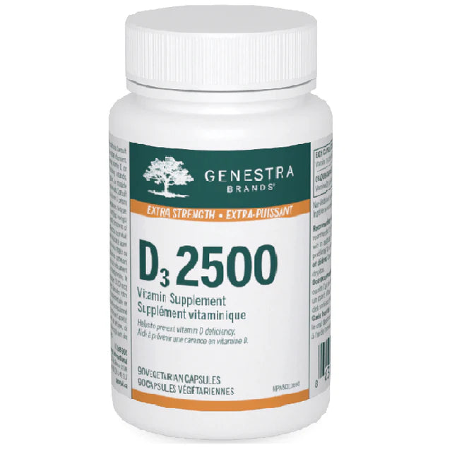 Genestra D3 2500IU 90 Capsules