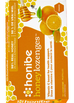 Honey Lozenges Vitamin C Boost (Orange) - 10 Lozenges