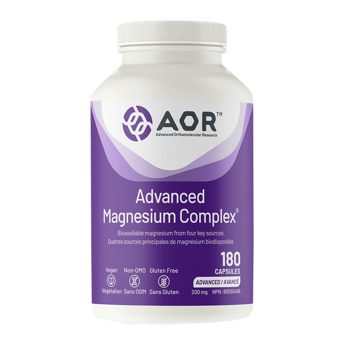 AOR Advanced Magnesium Complex 200mg 180 Capsules