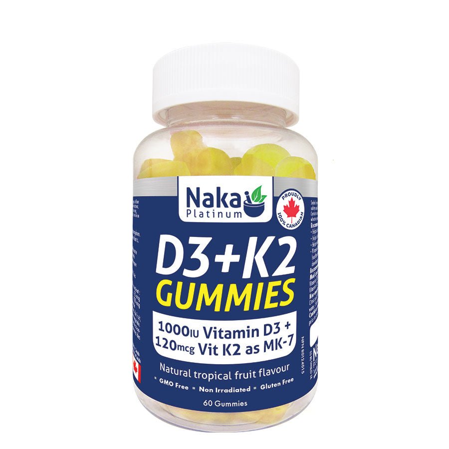 Naka D3+K2 60 GUMMIES